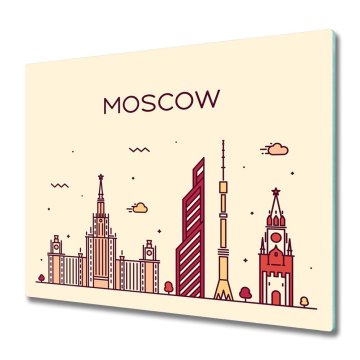 tulup.si Steklena podloga za rezanje Moskva stavbe