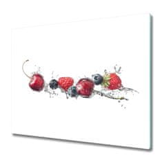 tulup.si Steklena podloga za rezanje Gozdni sadeži 2x30x52 cm