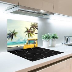 tulup.si Steklena podloga za rezanje Van plaža 60x52 cm
