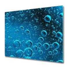 tulup.si Steklena podloga za rezanje Mehurčki pod vodo 2x30x52 cm
