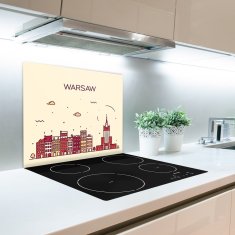 tulup.si Steklena podloga za rezanje Varšava poljska 2x30x52 cm