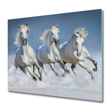 tulup.si Steklena podloga za rezanje Galloping konji