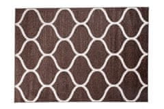 Chemex Preproga Sari Moderno S Skandinavskimi Vzorci E665A Rjava 180x260 cm