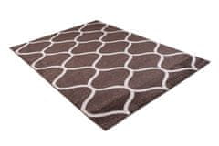 Chemex Preproga Sari Moderno S Skandinavskimi Vzorci E665A Rjava 180x260 cm