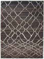 Chemex Preproga Sari Moderno S Skandinavskimi Vzorci H072A Anthrasit Antracit 80x150 cm