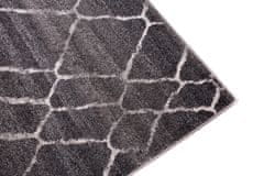 Chemex Preproga Sari Moderno S Skandinavskimi Vzorci H072A Anthrasit Antracit 80x150 cm