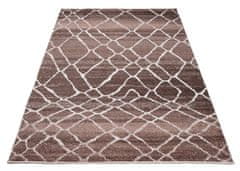 Chemex Preproga Sari Moderno S Skandinavskimi Vzorci H072A Brh Rjava 80x150 cm