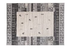 Chemex Preproga Sari Moderno S Skandinavskimi Vzorci K204A Kremna 80x150 cm
