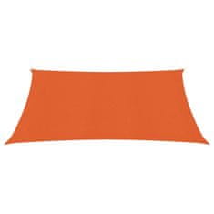 Vidaxl Senčno jadro 160 g/m² oranžno 2,5x2,5 m HDPE