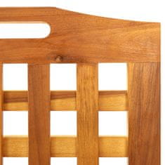 Vidaxl Paravan 4-delni 161x2x120 cm trden akacijev les