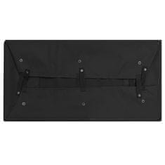 Vidaxl Podloga za vrtni voziček črna 86x46x22 cm blago