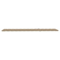 Vidaxl Blazina za ležalnik bež 200x50x3 cm oxford tkanina