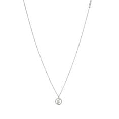 Liu.Jo Bleščeča jeklena ogrlica s kristali LJ1577