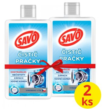 Savo čistilo za pralni stroj, 2x 250ml