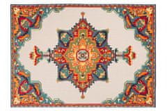 Chemex Preproga Zunaj V Vrsti Ec83A Kremna Večbarvna 80x150 cm