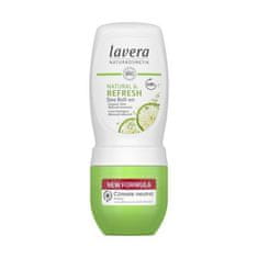 Lavera Osvežujoč kroglični deodorant z vonjem apna Refresh (Deodorant Roll-on) 50 ml