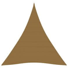 Vidaxl Senčno jadro 160 g/m2 taupe 4x5x5 m HDPE