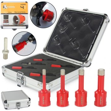 MAR-POL Diamantni kronski svedri, komplet 6, 6-12 mm M22596