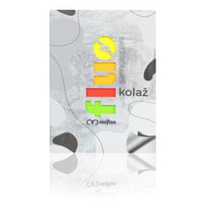 Muflon živahen FLUO kolaž, samolepilni, A4