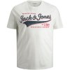 Jack&Jones Plus JJELOGO moška majica 12193090 Cloud Dancer (Velikost 6XL)