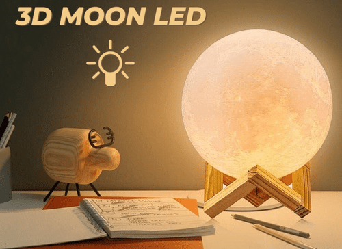 3D MOON LED svetilka