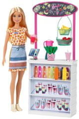 Mattel Barbie Stojnica s smutiji in s punčko