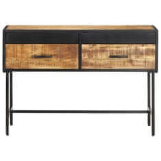 Vidaxl Konzolna mizica 110x35x75 cm robusten mangov les