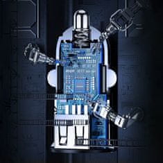 Joyroom C-A06 avtomobilski adapter 2x USB 3.1A, črna