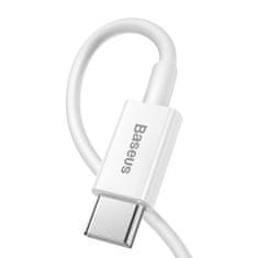 BASEUS Superior kabel USB Type C - Lightning Power Delivery 20 W 1 m bela