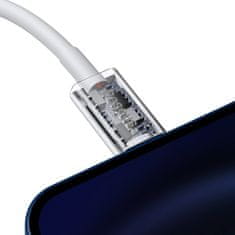 BASEUS Superior kabel USB Type C - Lightning Power Delivery 20 W 1 m bela