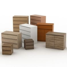 KONDELA Komoda Hany New 004 - bela