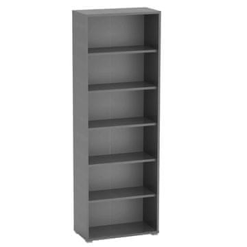 KONDELA Rioma polica New Type 01 - grafit