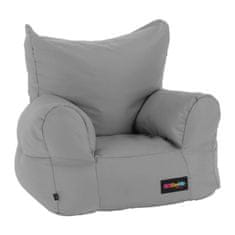 KONDELA Sedežna vreča Tampo - svetlo siva