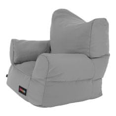 KONDELA Sedežna vreča Tampo - svetlo siva