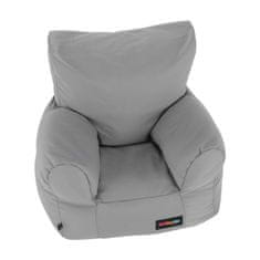 KONDELA Sedežna vreča Tampo - svetlo siva