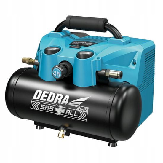 Dedra Baterijski kompresor 6 litrov 2x18V - DED7077V
