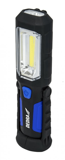 Dedra Polnilna svetilka 3 W COB LED + 1 W LED, USB adapter za 230 V - L1022