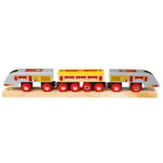 Bigjigs Rail Fast Eurostar + 3 proge