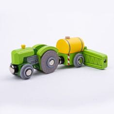 Bigjigs Rail Bigjigs železniški traktor z zeleno stranico