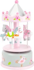 Small foot Majhna škatla za igranje z nogami Hobby Carousel Pink