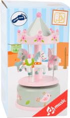 Small foot Majhna škatla za igranje z nogami Hobby Carousel Pink