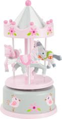 Small foot Majhna škatla za igranje z nogami Hobby Carousel Pink