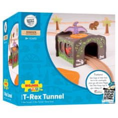 Bigjigs Rail Bigjigs Železniški predor za dinozavre T. Rex