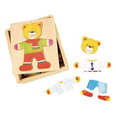 Bigjigs Toys Gospod Medvedek oblačenje Puzzle