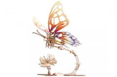 UGEARS 3D lesena mehanska sestavljanka Butterfly