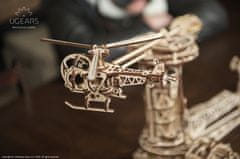 UGEARS 3D lesena mehanska sestavljanka leteči stroji