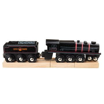 Bigjigs Rail Lesena replika lokomotive Black 5