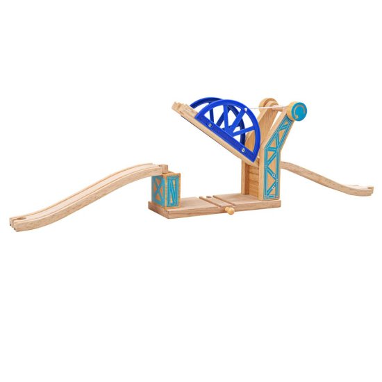 Bigjigs Rail Blue dvižni most