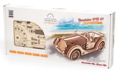UGEARS 3D lesena mehanska sestavljanka VM-01 Car (roadster)