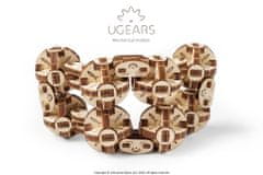 UGEARS 3D lesena mehanska sestavljanka kocka Flexi